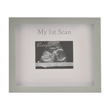 My 1st Scan MDF Photo Frame 4 x 3in with Lidded Gift Box - Grey