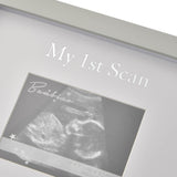 My 1st Scan MDF Photo Frame 4 x 3in with Lidded Gift Box - Grey