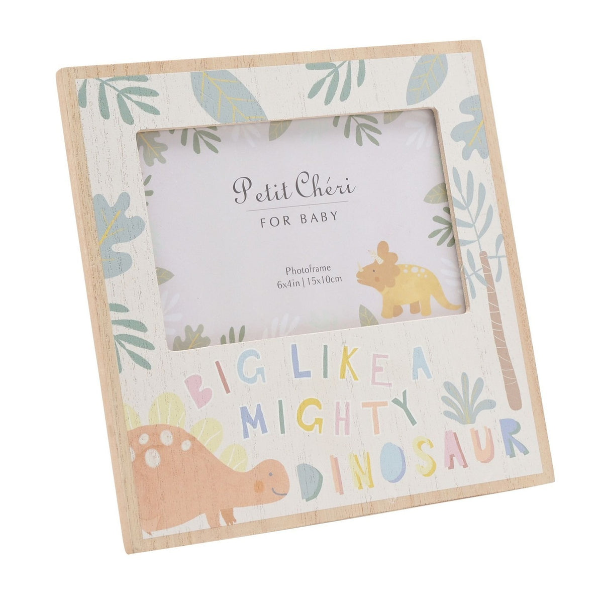 Big Like A Mighty Dinosaur MDF Photo Frame 6 x 4in - White