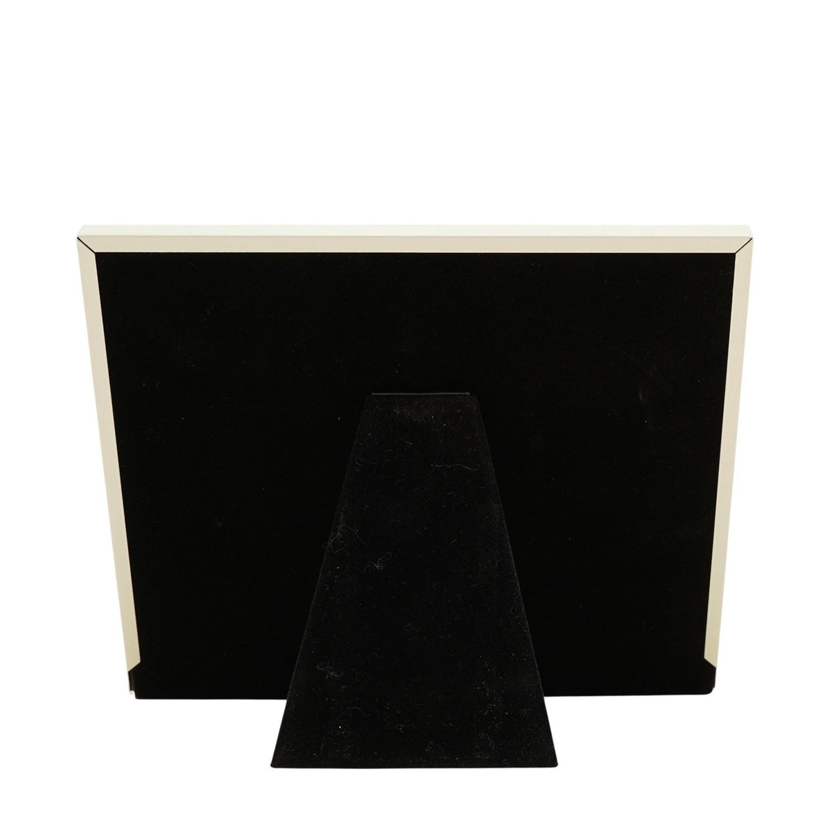 Baby Beaded Aluminium Photo Frame 6 x 4in - Cream & Silver