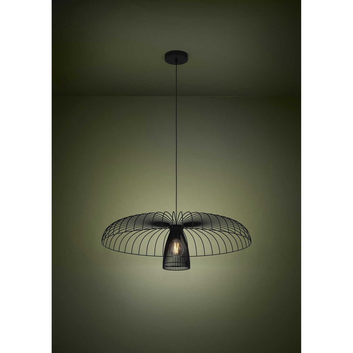 Champerico Pendant Light 77cm - Black