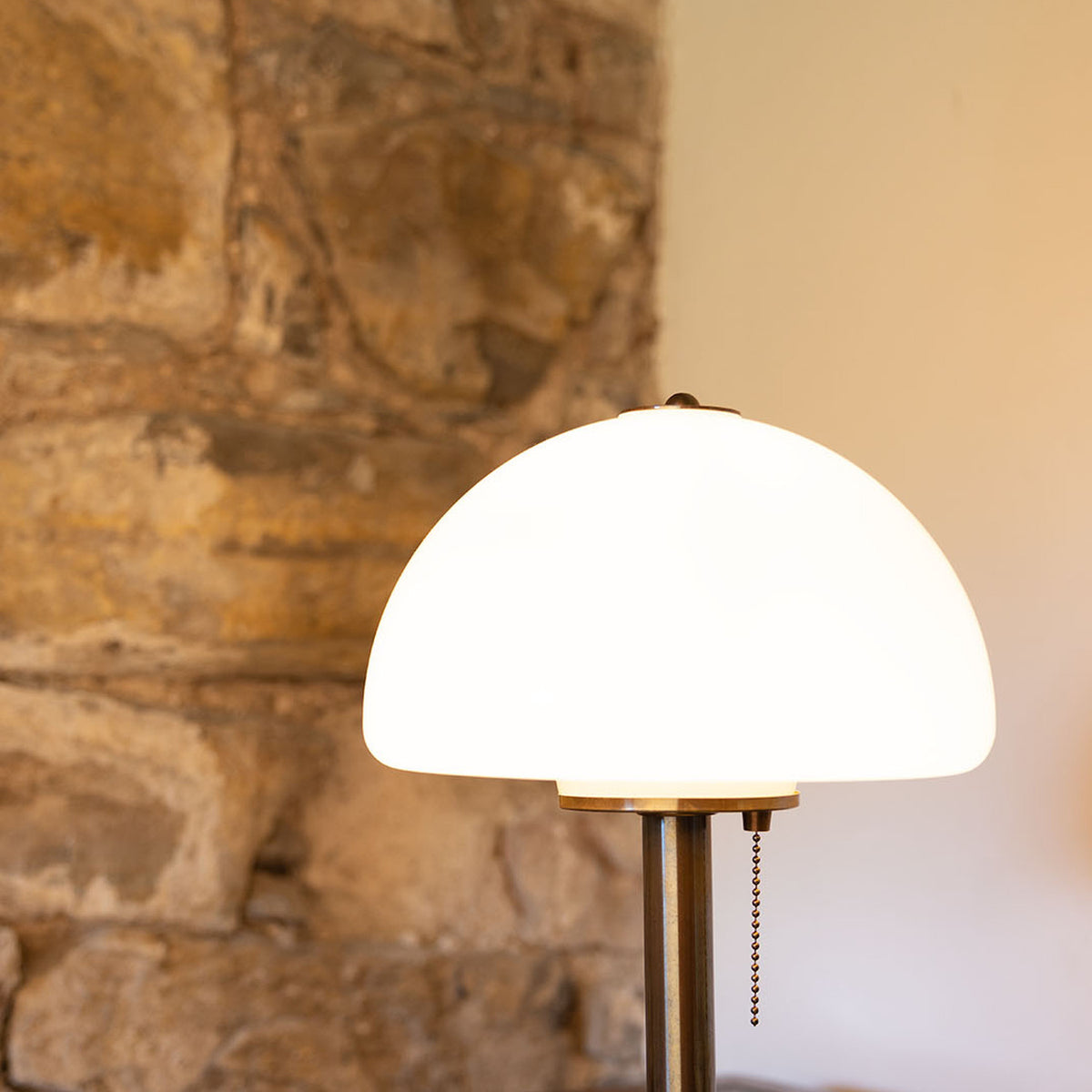 Champignon Glass Mushroom Table Lamp