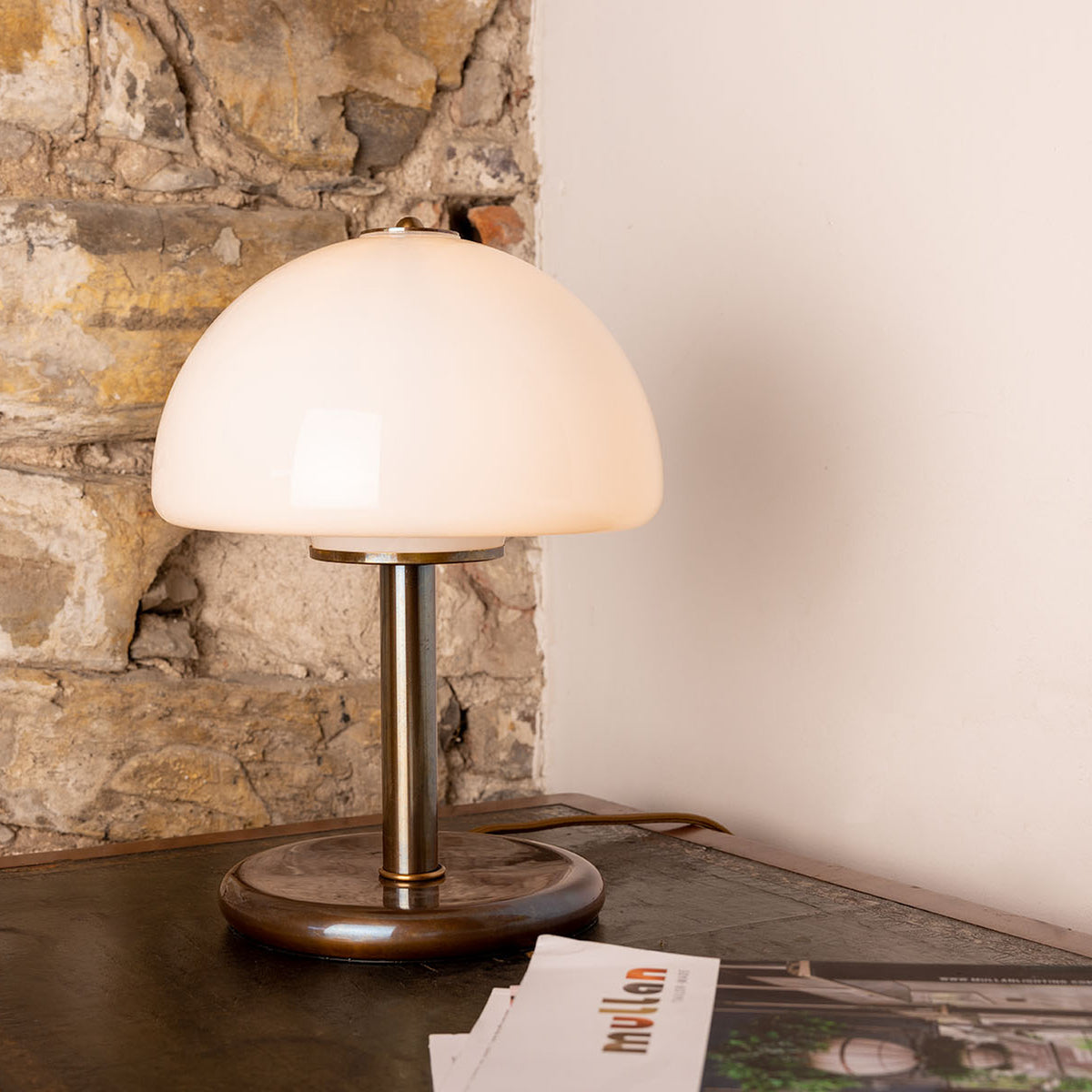 Champignon Glass Mushroom Table Lamp