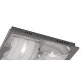 Charis 4 Light Glass Crystal Flush Ceiling Light - Polished Chrome