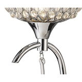 Chelsie 1 Light Beaded Glass Wall Light - Chrome