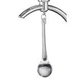 Chelsie 2 Light Beaded Glass Wall Light - Chrome