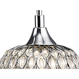 Chelsie 5 Light Beaded Glass Bar Pendant Light - Polished Chrome