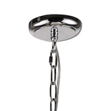 Chelsie 78cm 8 Light Clear Beaded Glass Chandelier - Polished Chrome