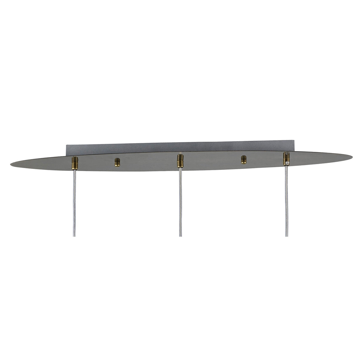 Chelsie 3 Light Beaded Glass Bar Pendant Light - Antique Brass