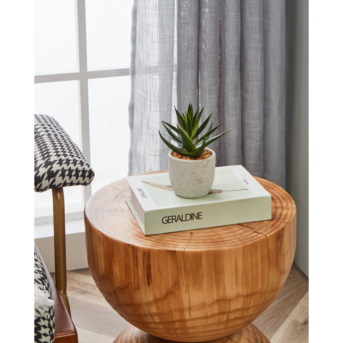 Chitose Artificial Plant 15.5cm - Brown & Green