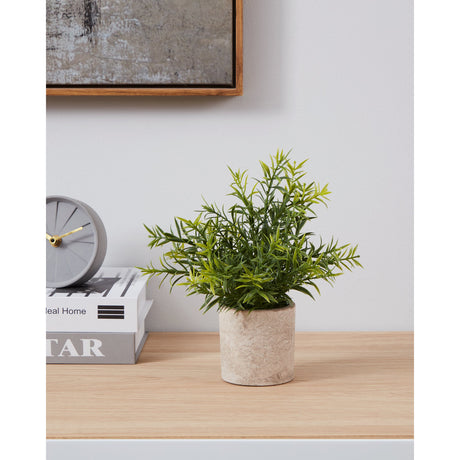 Chitose Artificial Plant 22cm - Brown & Green