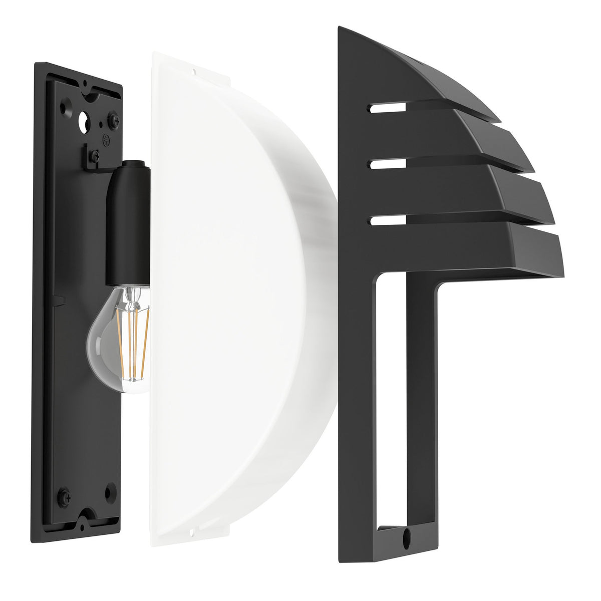 Cimoneri-E Outdoor Wall Light - Black