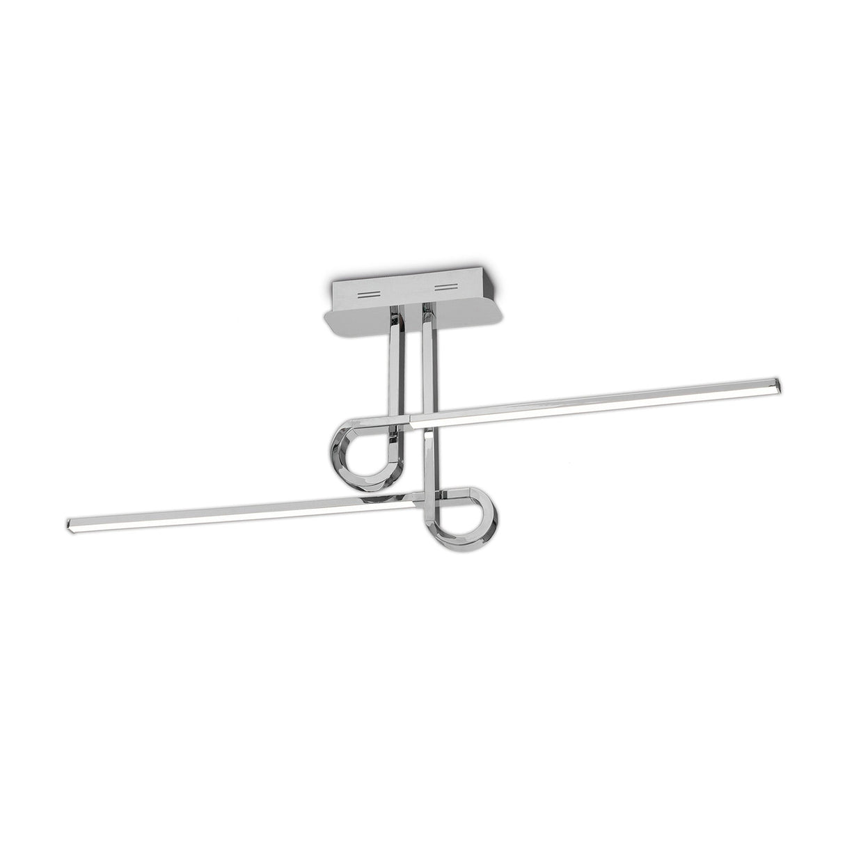 Cinto LED Semi-Flush Ceiling Light 20W 3000K – Polished Chrome