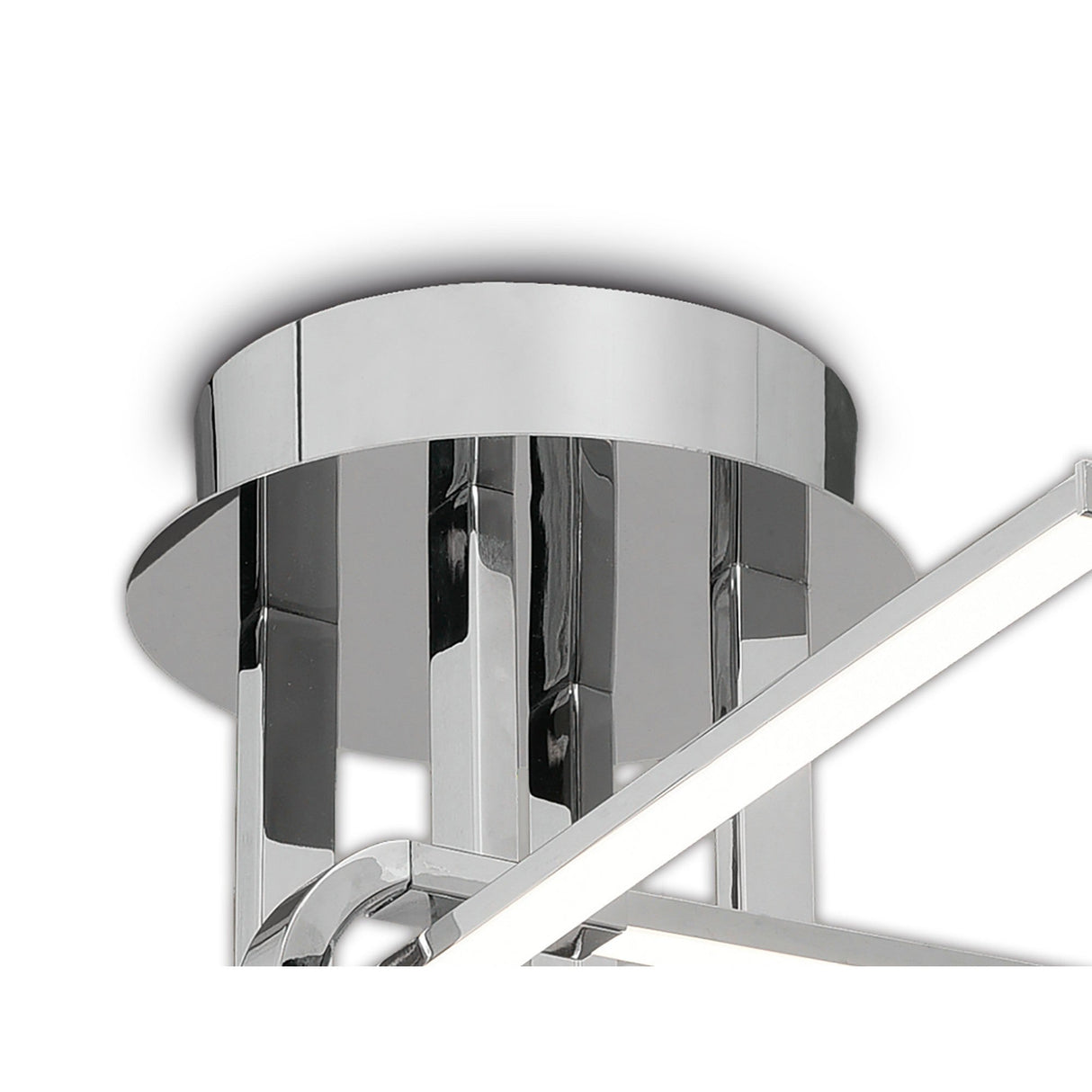 Cinto Semi-Flush Ceiling Light 28W 3000K - Polished Chrome