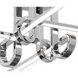 Cinto Semi-Flush Ceiling Light 28W 3000K - Polished Chrome