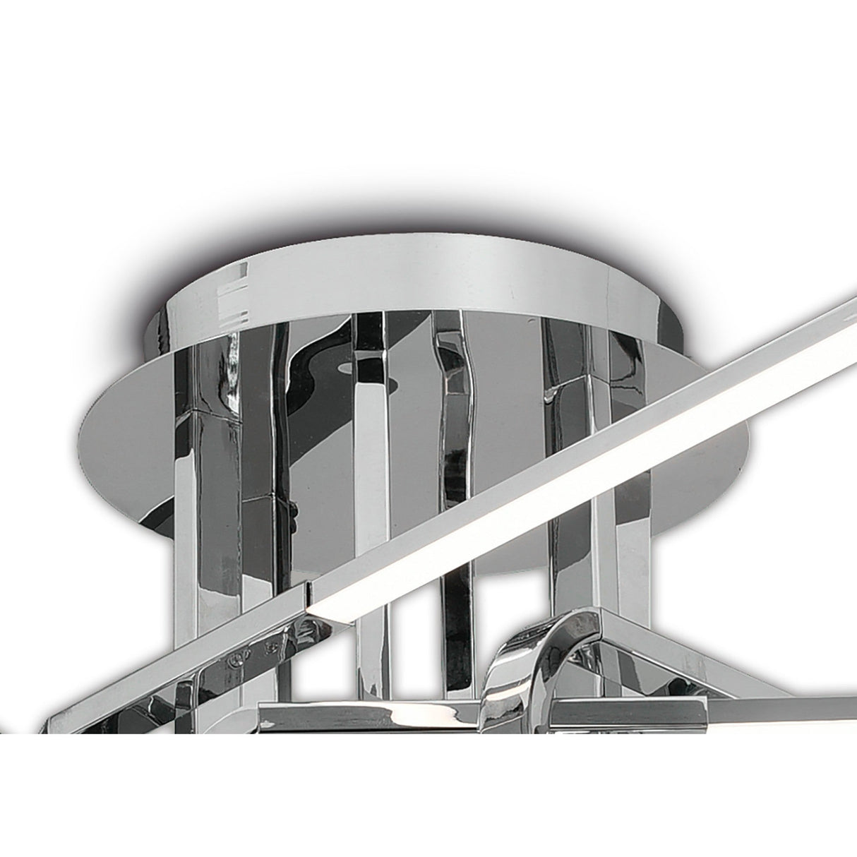 Cinto Semi-Flush Ceiling Light 42W 3000K - Polished Chrome