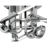 Cinto Semi-Flush Ceiling Light 42W 3000K - Polished Chrome