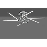 Cinto Semi-Flush Ceiling Light 42W 3000K - Polished Chrome
