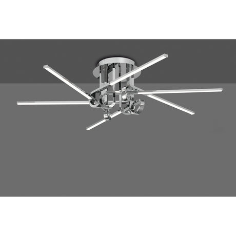 Cinto Semi-Flush Ceiling Light 42W 3000K - Polished Chrome