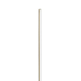The Cinto Dimmable LED Floor Lamp 20W 3000K in Antique Brass stands as a sleek, straight metal rod vertically against a plain white background.
