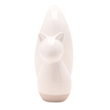 Sitting Squirrel Glossy Ceramic Ornament 23.3cm - White