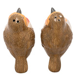 Robin Dolomite Ceramic Salt & Pepper Pots
