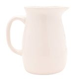 Raised Highland Cow Stoneware Jug 1750ml - White