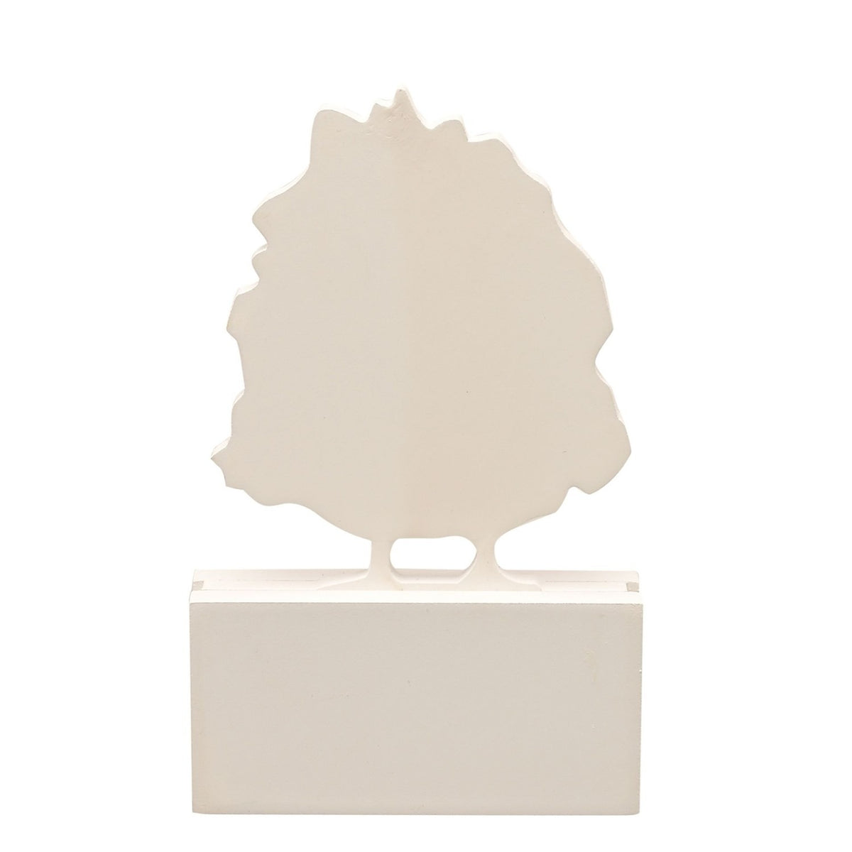 Spring Chicken Chick Standing MDF Plaque - Yellow & White