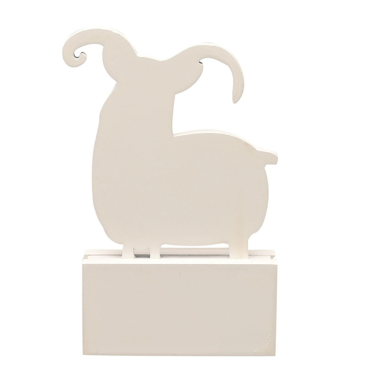 "You Goat to Be Kidding" Shaped Wooden Standing Plaque