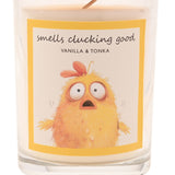 Smells Clucking Good Scented Candle 250g - Cream & Yellow