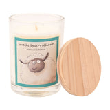 Smells Baa-Rilliant Sheep Scented Candle 250g - Cream & Blue