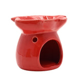 Autumn Leaf Ceramic Wax Melt Burner - Red