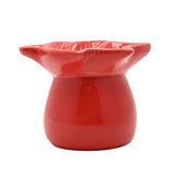 Autumn Leaf Ceramic Wax Melt Burner - Red