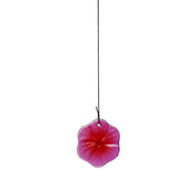 Butterfly Solar Iron & Glass Wind Chime 92cm - Pink & Copper