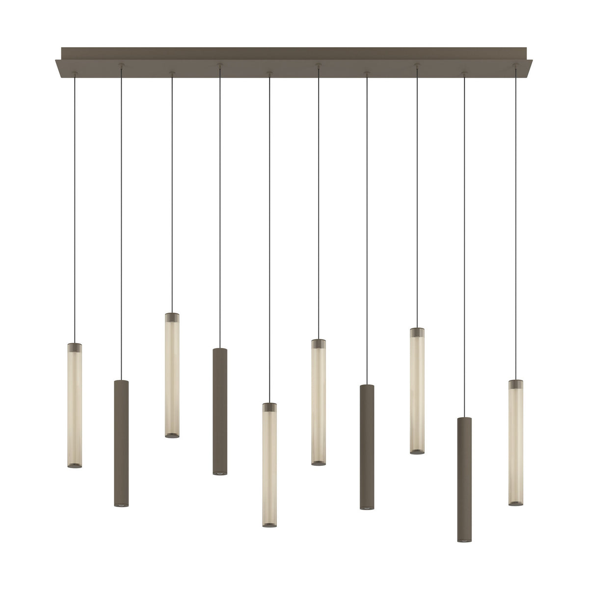 Clares Linear Pendant Light - Bronze