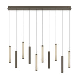 Clares Linear Pendant Light - Bronze