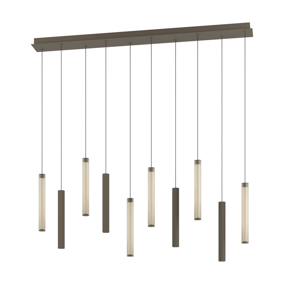 Clares Linear Pendant Light - Bronze