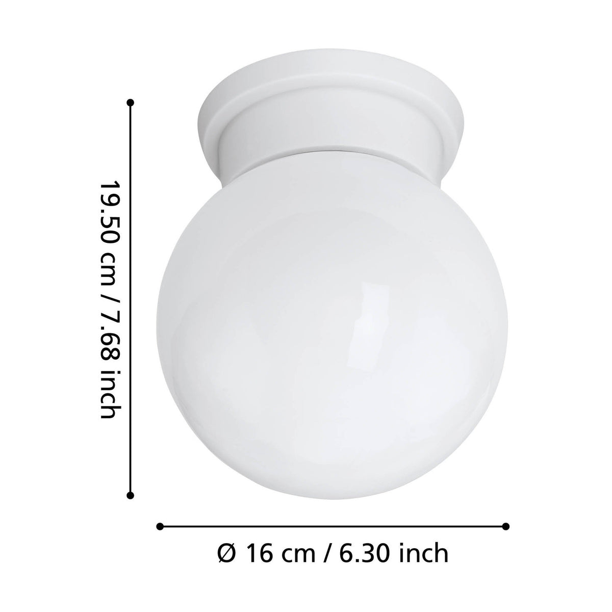 Clasmora Ceiling Light - White