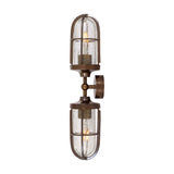 Clayton Glass Double Wall Light IP54