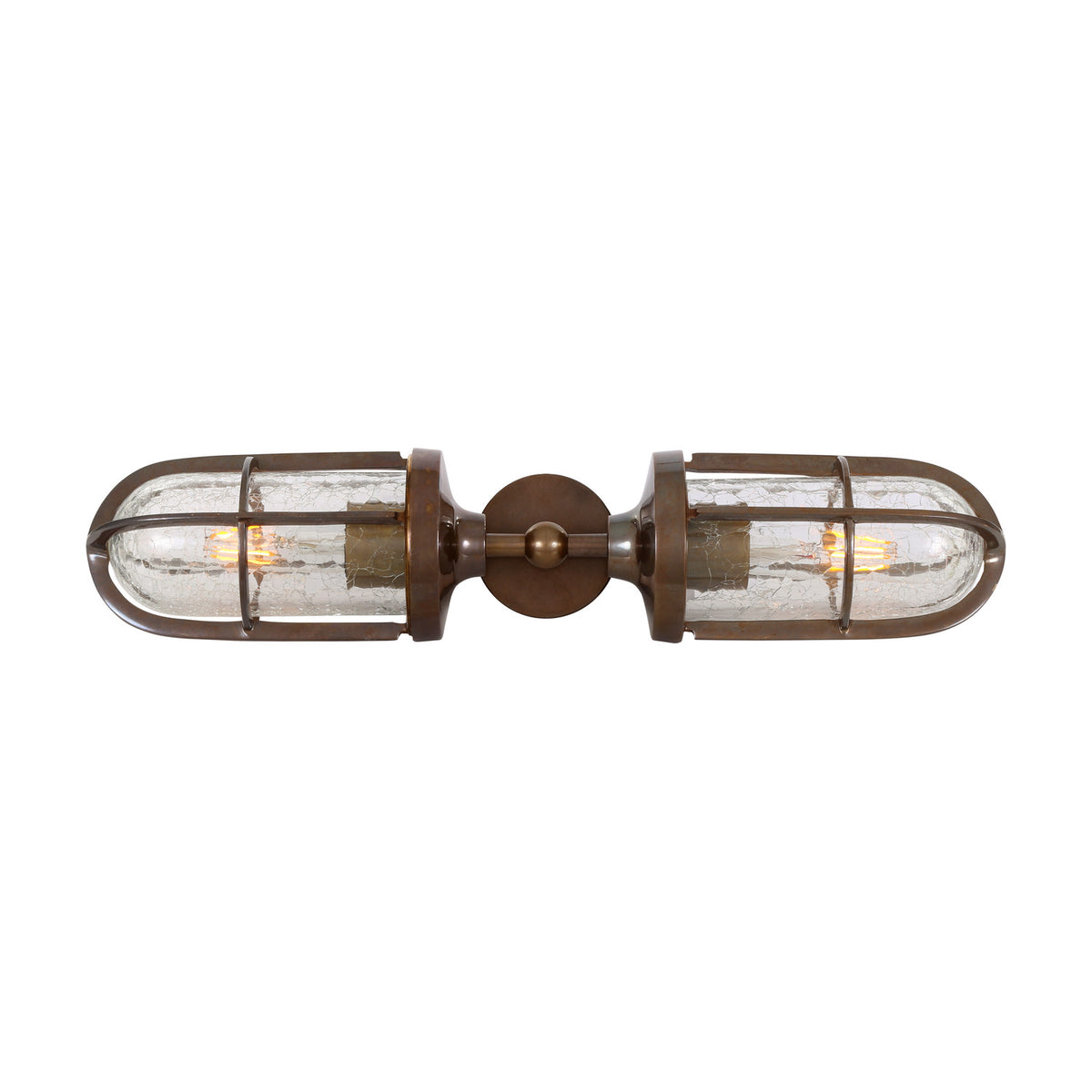 Clayton Glass Double Wall Light IP54