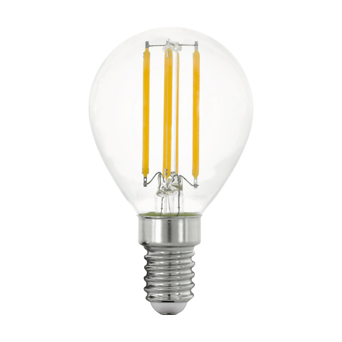 Clear Dimmable LED Golf Ball Bulb E14 P45 7W 806lm Warm White