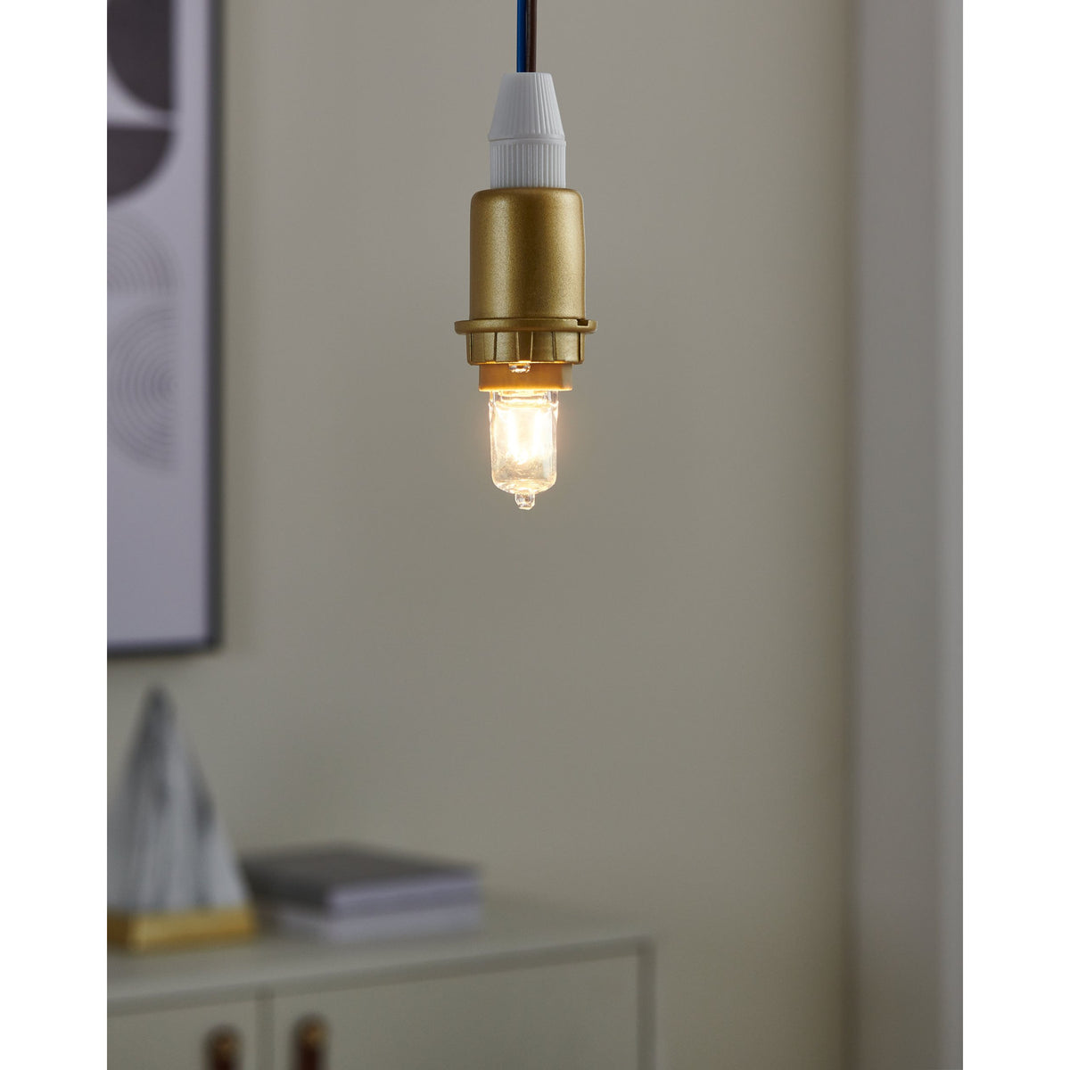Clear Halogen Oven Bulb G9 40W 460lm Warm White Pack of 2