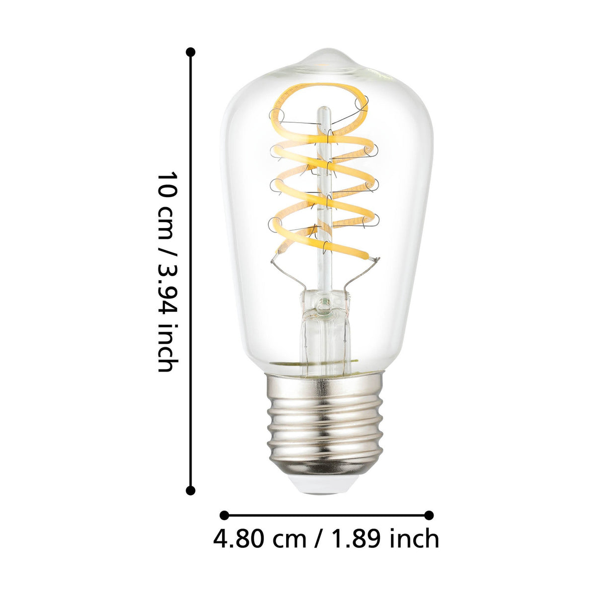 Clear LED Bulb E27 7.3W 806lm Warm White