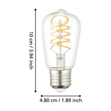 Clear LED Bulb E27 7.3W 806lm Warm White