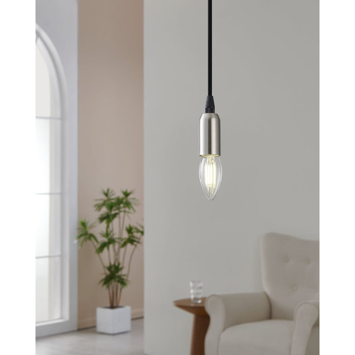 Clear LED Candle Bulb E14 C35 2.2W 470lm Warm White