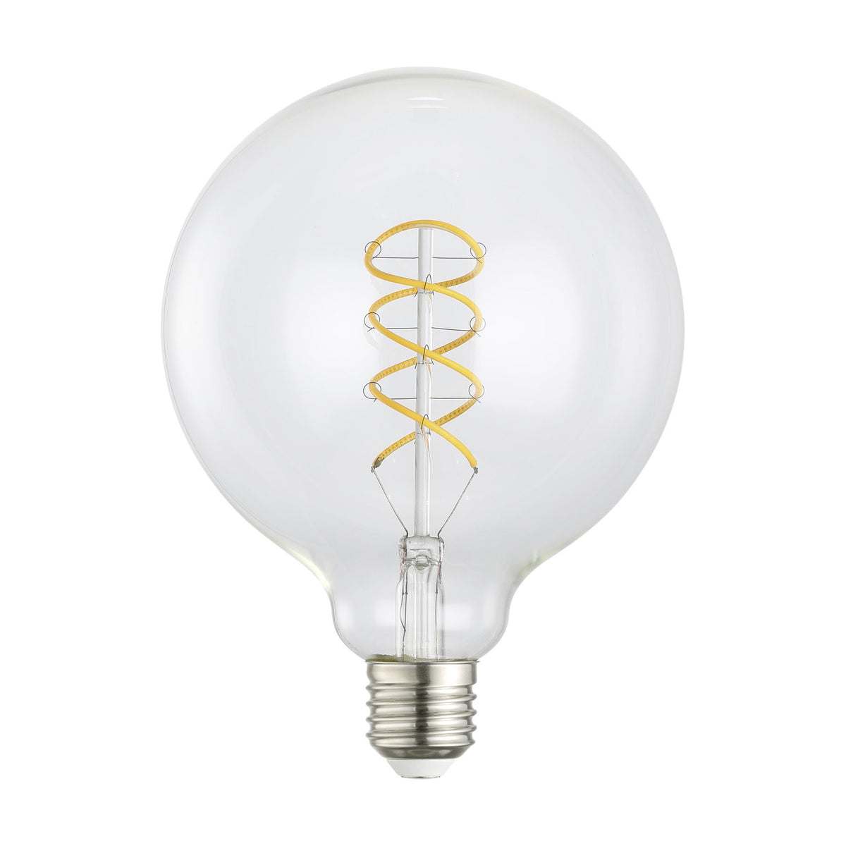 Clear LED Globe Bulb E27 G125 7.3W 806lm Warm White