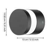 Clerbora LED Outdoor Wall Light - Black