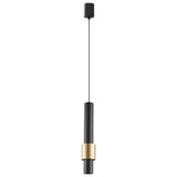 Clifton 5.8cm LED Pendant Light 7W 3000K - Black & Gold