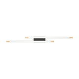 Clivane LED Flush Ceiling Light - Black & Brown