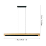 Clivane Pendant Light - Black & Brown